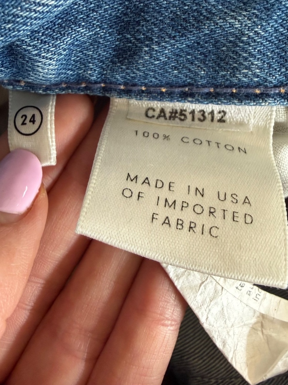 REVOLVE GRLFRIEND Denim  Size 24 100% cotton straight jeans - Picture 5 of 6